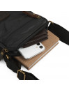 Lois Hubbard Men s Shoulder Strap in coated canvas/leather