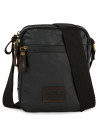 Lois Hubbard Men s Shoulder Strap em lona revestida / couro
