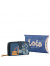 Damen-Portemonnaie Lois Pasadena aus Polyester-Canvas-Kunstleder