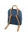 Women/man backpack Lois Pasadena in polyester-canvas-leatherette