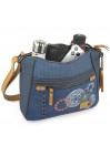Lois Pasadena Women/Man Shoulder Bag in Polyester-Canvas-Leatherette