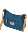 Lois Pasadena Women/Man Shoulder Bag in Polyester-Canvas-Leatherette