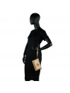 Mini Shoulder Bag / Carteira Dupla mulher / homem Skpat Annecy em poliéster / lona / couro / palha