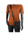 Jaslen Dortmund men s shoulder strap in vegan nylon-leather