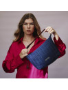 Borsa a tracolla da donna con tracolla Lois Asgard in denim-ecopelle