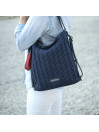 Borsa da donna/Zaino Lois Asgard in denim-ecopelle