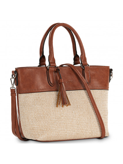 Handbag with shoulder bag...