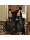 Portable Briefcase 15" woman / man Lois Layton in leatherette