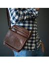 Bandolera De Mujer/Hombre Lois Desert En Polipiel