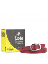 Ceinture en cuir femme Lois couleur