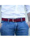Ceinture Lois pour homme en cuir velours