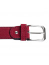 Ceinture Lois pour homme en cuir velours
