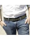 Lois men s belt in velvet leather color