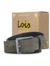 Lois men s belt in velvet leather color
