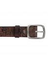 Lois men s belt in die-cut leather color