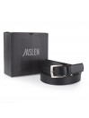 Ceinture en cuir véritable 25mm Jaslen Belts Jaslen