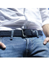Lois men s belt in textile-leather color
