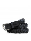 Ceinture femme Lois en cuir tressé