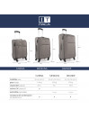 Valise cabine ITACA 701000 TEXTILE TRIP ITACA
