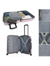 Medium Tiber Rigid Suitcases With L-Capacity