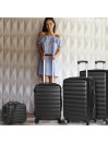 Valises Moyennes Rigides Simoa Avec Capacité L