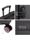 [Set Of 3 Suitcases (Cabin, Medium And Large)] Simoa Rigida With L-Capacity