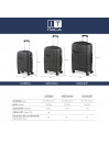 Medium Suitcase Sarajevo Rigid/Soft With Capacity Of L