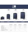 Havel Rigid Medium Suitcases With L Capacity
