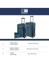 Itaca Solite 50/60Cm Ensemble Valise Et Trousse De Toilette