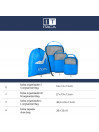 Set Di 4 Borse Organizer Itaca Solite Donna/Uomo In Poliestere