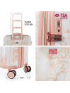 Set di 2/3 valigie (Cabina, Media e Grande) Dkny-561 Rebellion rigida con capacità di 100 L