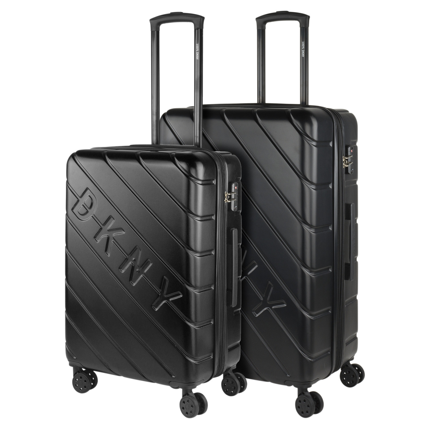 Dkny 911 Side Tracked rigid medium suitcases with 100 L capacity