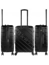Dkny-911 Malas médias rígidas com rasto lateral com 100 L de capacidade