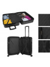 Conjunto de 2/3 malas (Cabin, Medium e Large) Dkny-911 Side Tracked Rigid com 100 L de capacidade