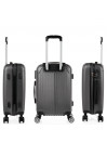 Medium Sevron Rigid Suitcases With L Capacity