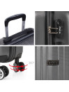 Medium Sevron Rigid Suitcases With Capacity Of 104 L