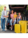 Set Di 2/3 Valigie (Cabina, Media E Grande) Sevron Rigida Con Capacità Di 104 L