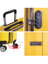 Set Of 2/3 Suitcases (Cabin, Medium And Large) Sevron Rigid With Capacity Of 104 L