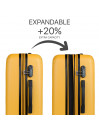 Set Di 2/3 Valigie (Cabina, Media E Grande) Sevron Rigida Con Capacità Di 104 L