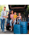 Medium Elba rigid suitcases with capacity of L