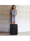 Suitcase cabin Itaca T71950 Textile trip Itaca