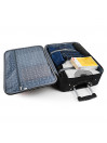 Suitcase cabin Itaca T71950 Textile trip Itaca