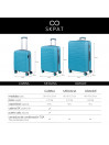Valise moyenne Monaco Rigide en ABS d'une contenance de 69.5L avec TSA