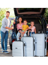 Medium Elba rigid suitcases with a capacity of 100 L