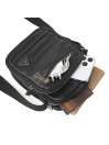 Lois Haltom men s/women s messenger bag in eco-leather
