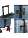 Lot de 2/3 valises (Cabine, Medium et Large) Vienne rigide d'une capacité de 84,5 L
