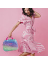 Sac de voyage pour fille Skpat Shine comme une étoile rigide avec miroir