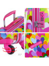 Valigie medie Hearts Colori rigidi con capacità di 60 L