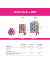 Valigie medie Hearts Colori rigidi con capacità di 60 L