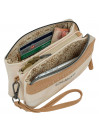Bolsa tripla feminina Lois Galatea em couro